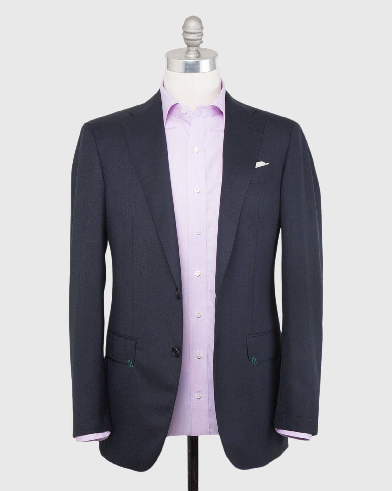 Kincaid No. 3 Suit in Navy Blue Sharkskin | Shop Sid Mashburn