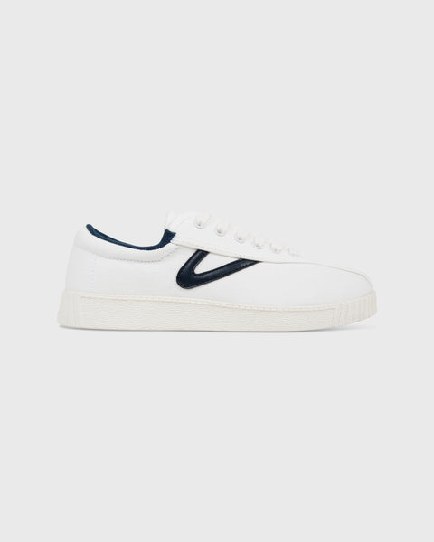 Women's Nylite Plus Canvas Sneaker in Vintage White/Night | Shop Ann  Mashburn