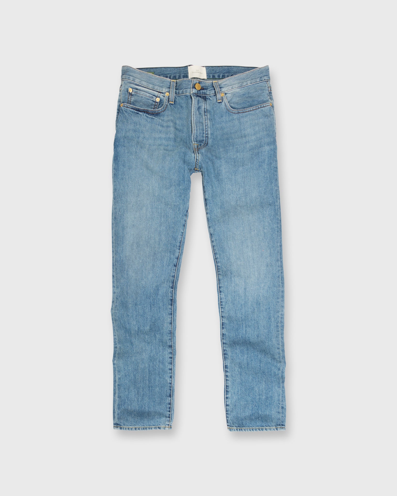 Slim Straight Jean in Non-Selvedge Light Wash Denim | Shop Sid Mashburn