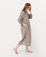Load image into Gallery viewer, Long-Sleeved Lucy Nightdress in Pink Multi June Blossom Liberty Fabric
