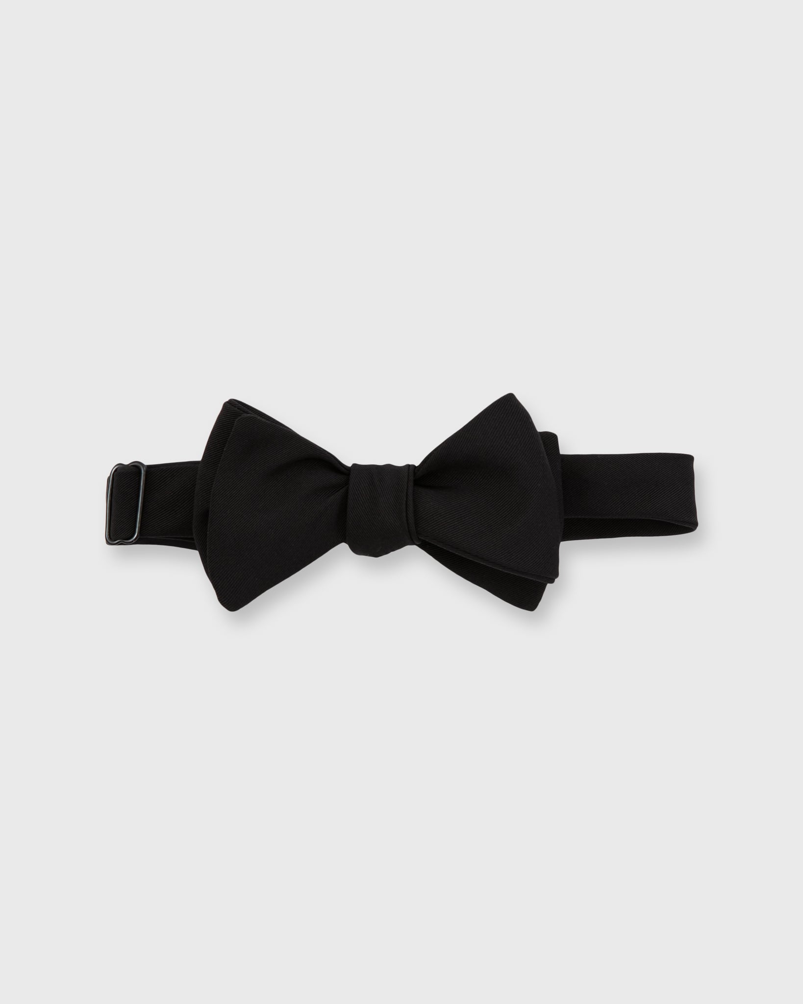 Formal Bow Tie in Black Silk Faille | Shop Sid Mashburn