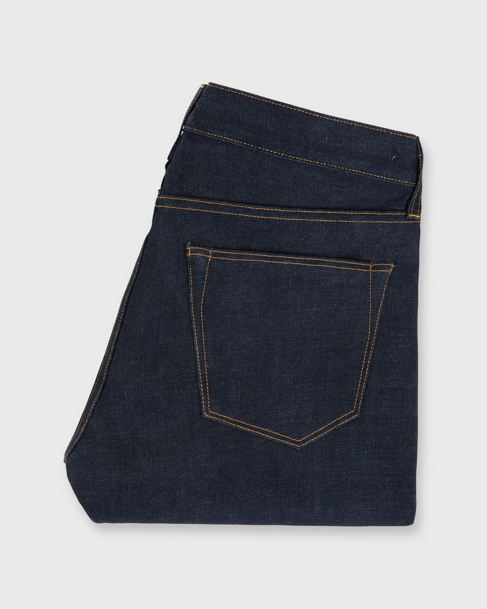 Slim Straight Jean in Selvedge Rigid Denim | Shop Sid Mashburn