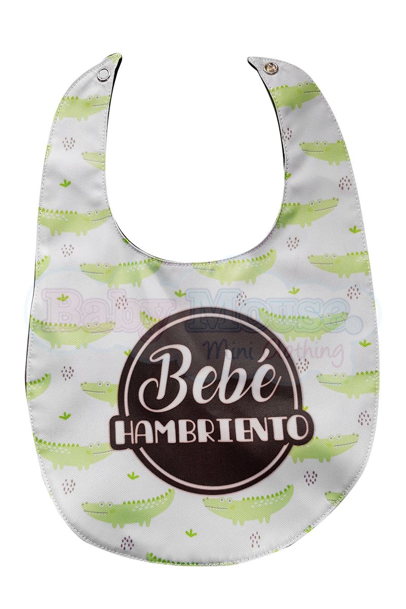 Babero Impermeable Bebe Hambriento Mouse Apparel