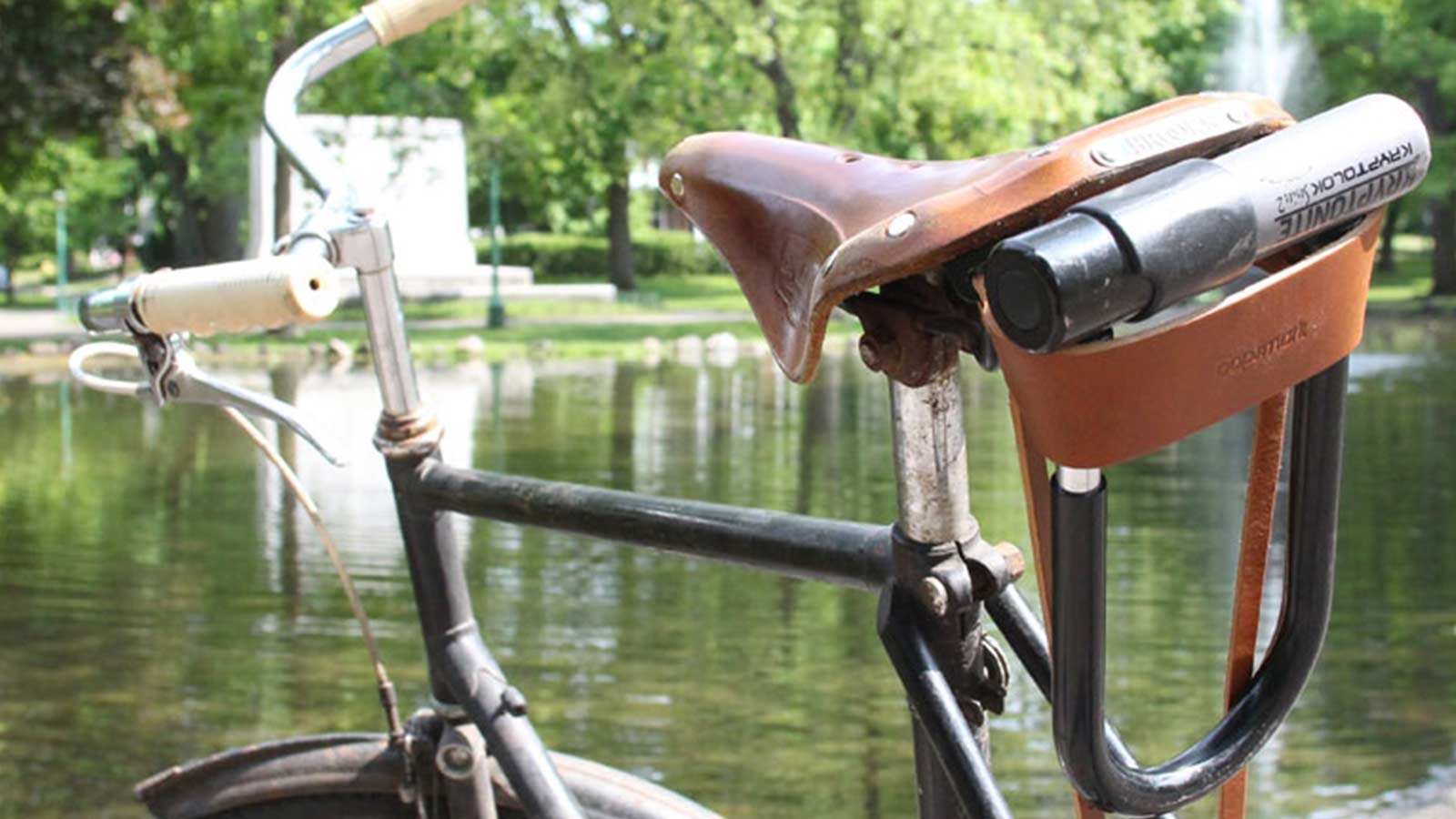 bike lock holder