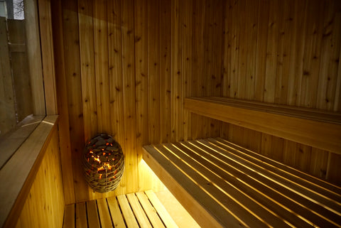 HUUM SAUNA PERSON HOT YOGA STUDIO