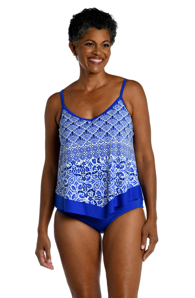 Grecian Tile High Neck Underwire Tankini Top – MAXINE OF HOLLYWOOD