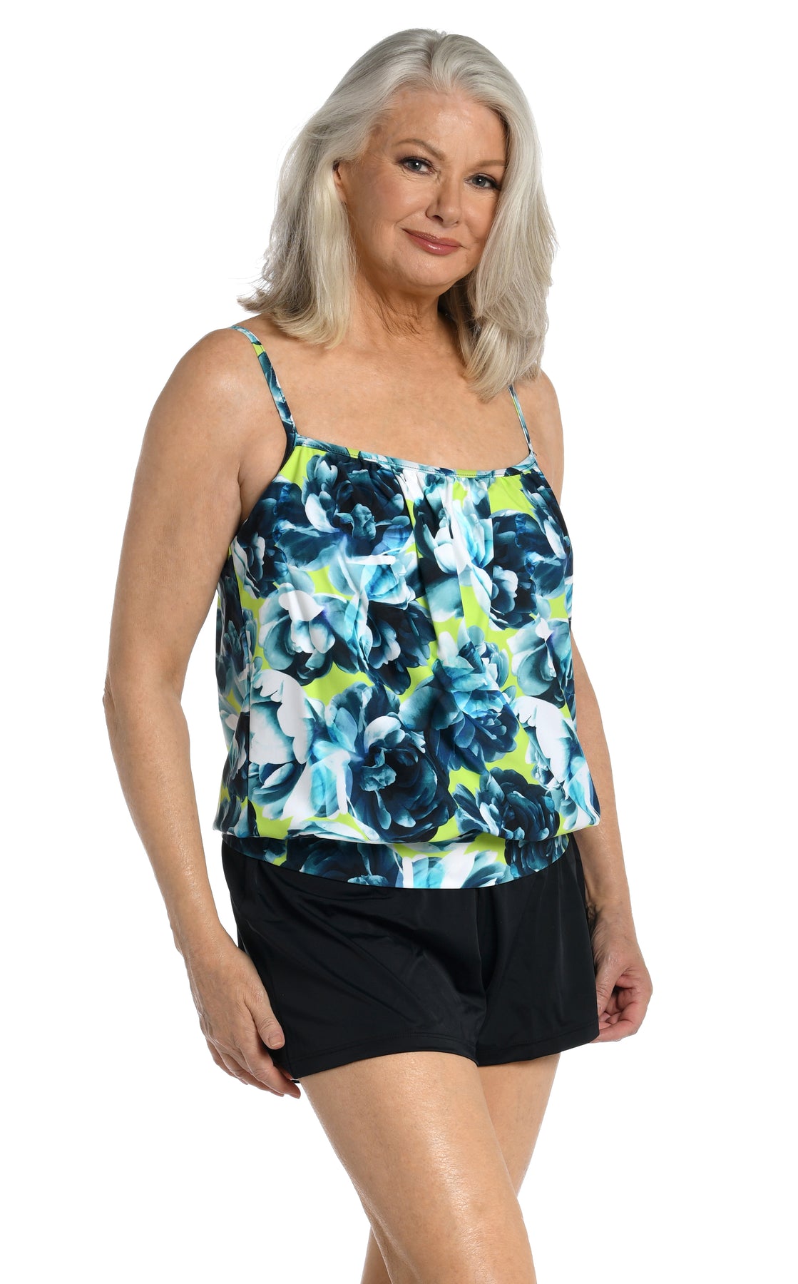 Maxine Women's Mums The Word Blouson Tankini Top at