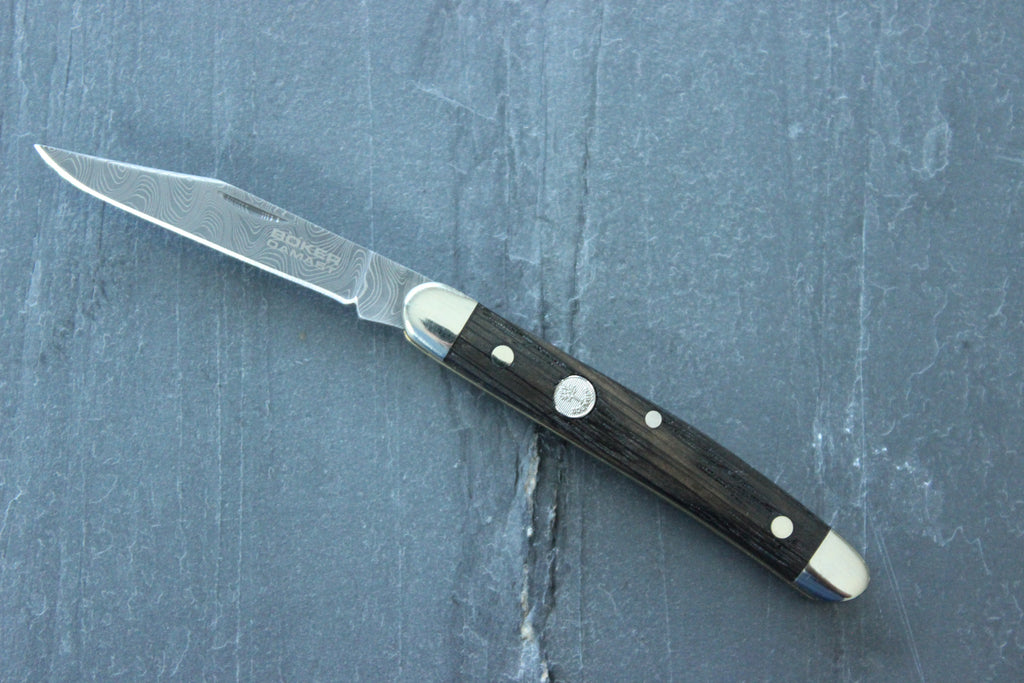 Böker Pen Knife Classic Damascus folding knife 118287DAM - Lamnia