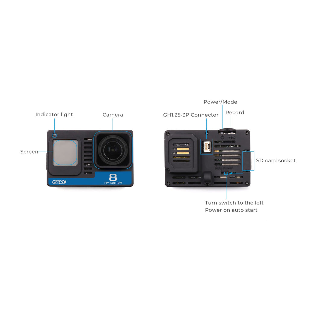 Naked GoPro Hero 8 Full Camera – NordFPV