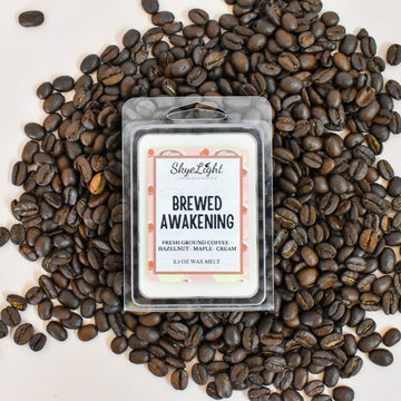 Brewed Awakening- Hazelnut Coffee Scented Candle – SkyeLight