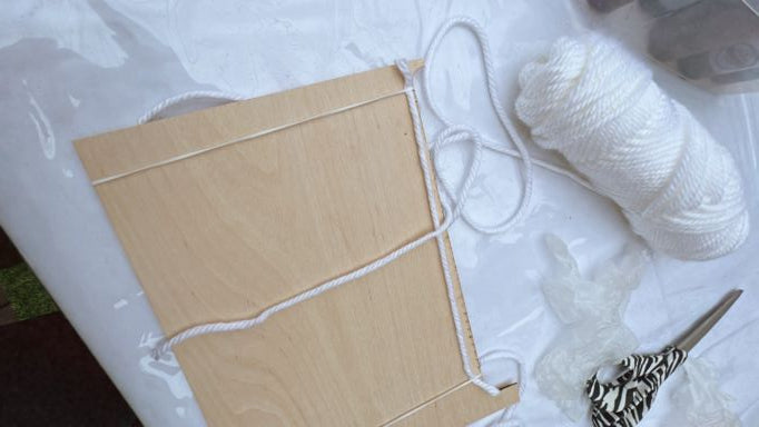 Easy DIY Ghostie Garland Step 2