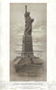 Art Print : Statue of Liberty, 1885, Vintage Wall Art