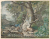 Art Print : Wybrand Hendriks - Hunting Still Life in a Forest : Vintage Wall Art