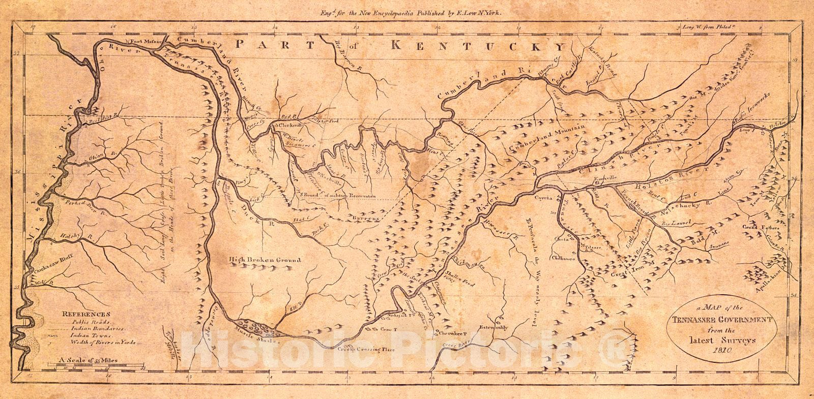 Historic Map 1810 A Map Of Tennessee Government From The Latest Surv   5115293 Wmark 2048x2048 