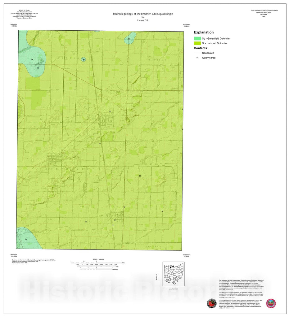 Map Bedrock Geology Of The Bradner Ohio Quadrangle 1994 Cartograp   5214133 1wmark 1024x1024 