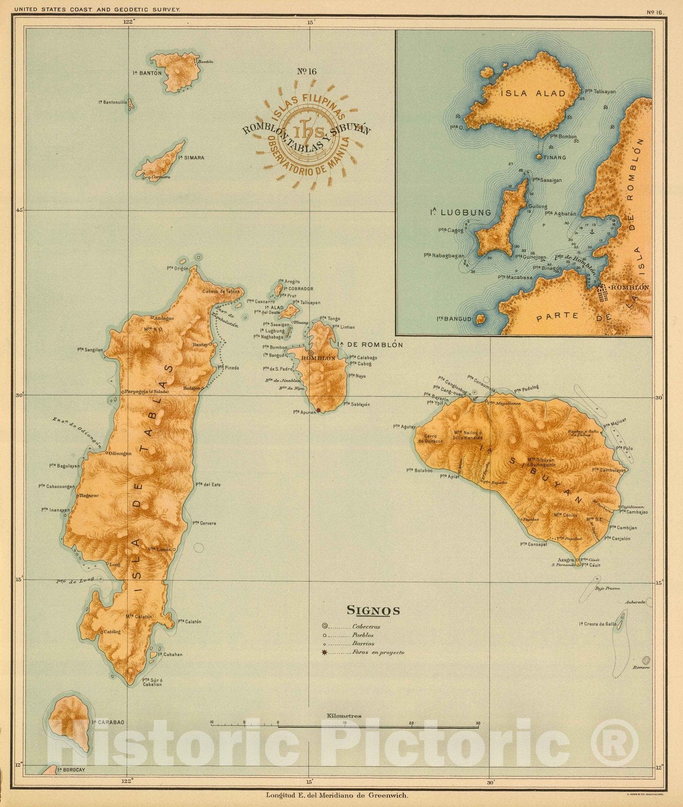 tablas island map