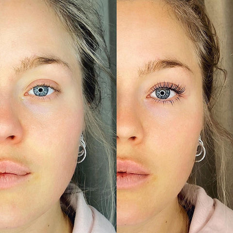 Lash Lift Before & After 