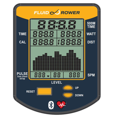 First Degree Fitness Console with Bluetooth Connectivity