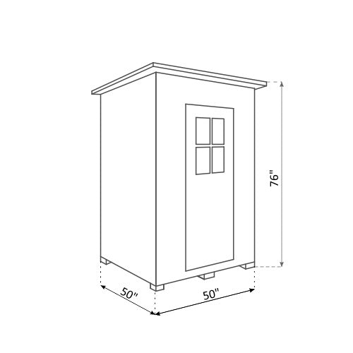 Sapphire 2 Person Indoor Sauna Dimensions