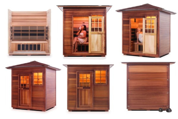 Sapphire 3 Person Sauna Lifestyle Images