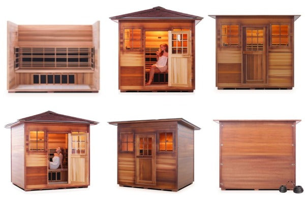 Sapphire 4 Person Sauna Lifestyle Images