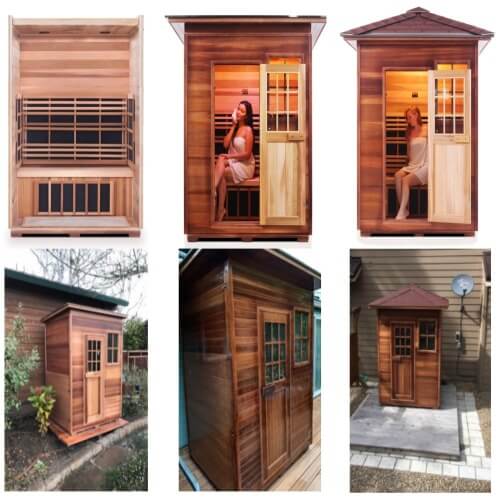 Sierra 4 Person Sauna Lifestyle Images