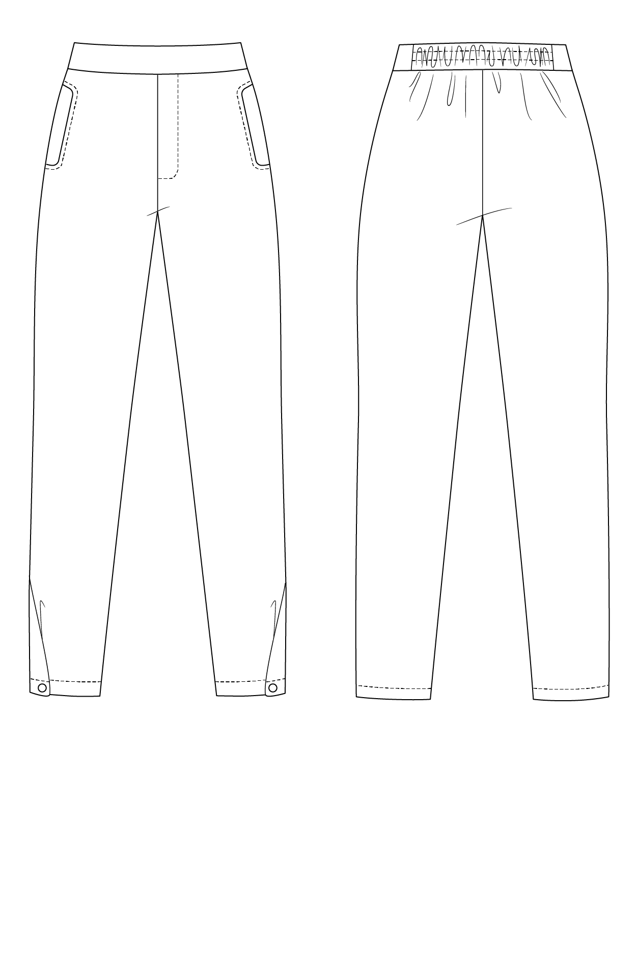 Ruri Sweatpants Sewing Pattern | Named Clothing