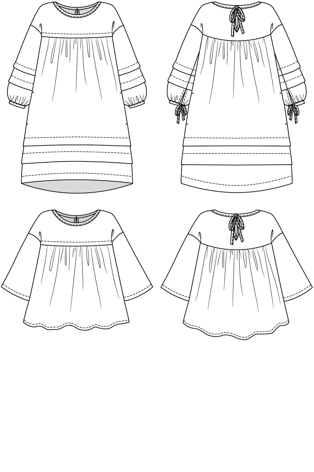 Syli Dress & Blouse Sewing Pattern | Named Clothing