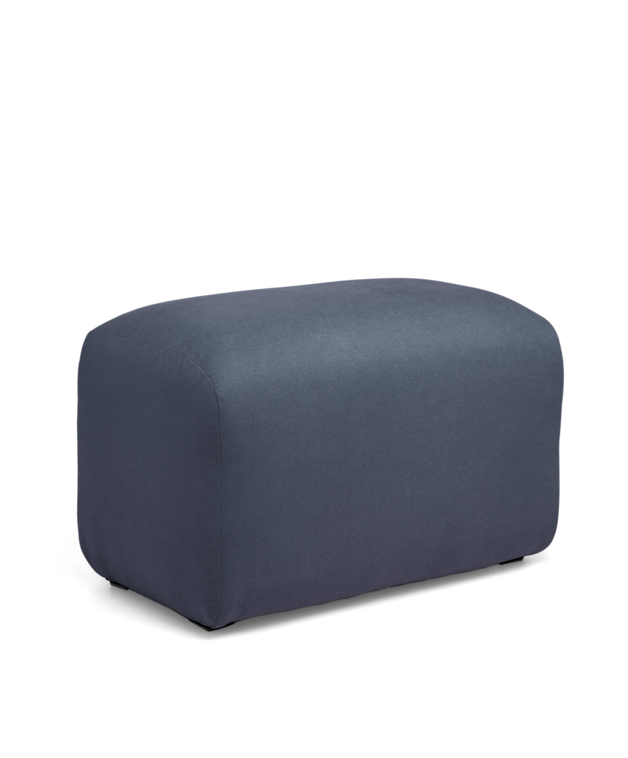 Royton Footstool Woven - Navy