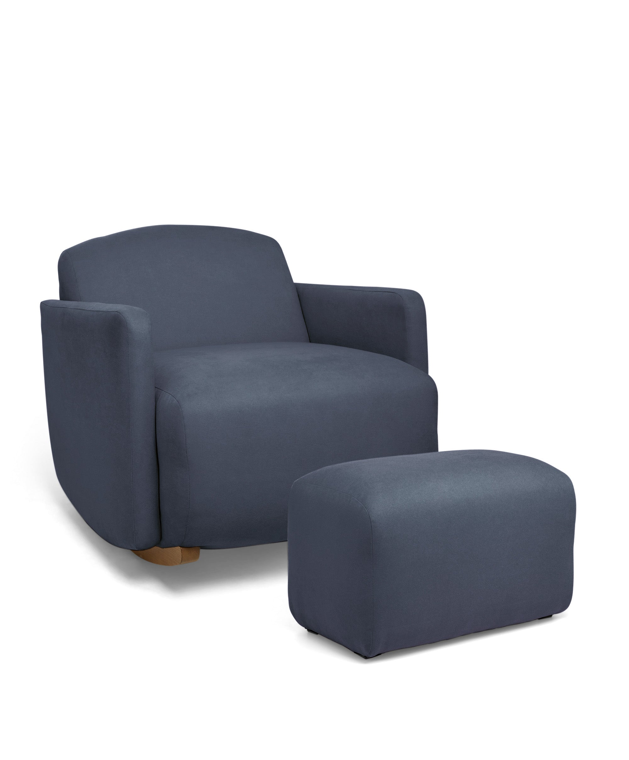 Royton Nursing Chair Set Woven - Navy