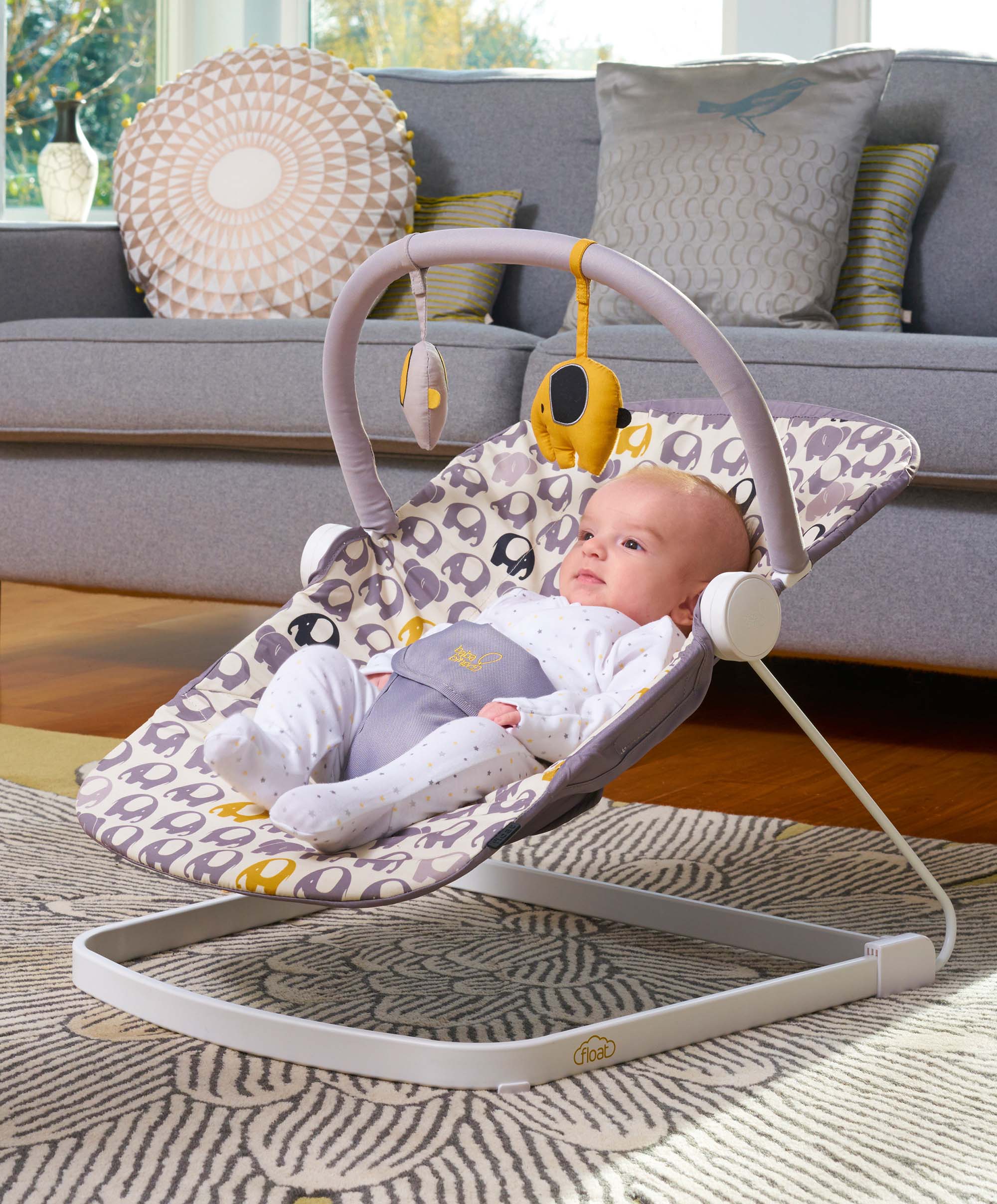 Bababing Float Baby Bouncer Chair - Ellie Elephant