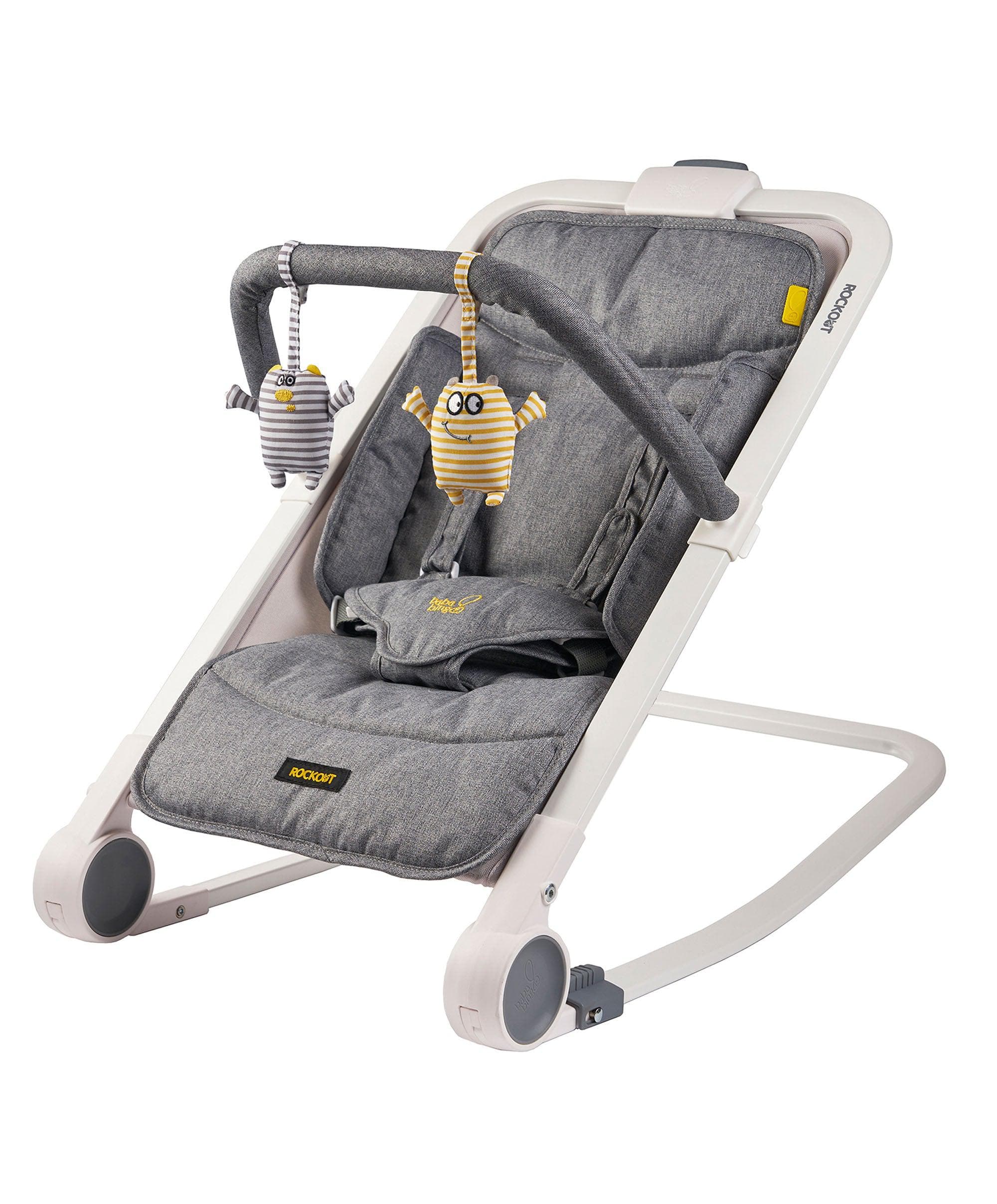 Bababing Rockout Baby Rocker - Grey Marl