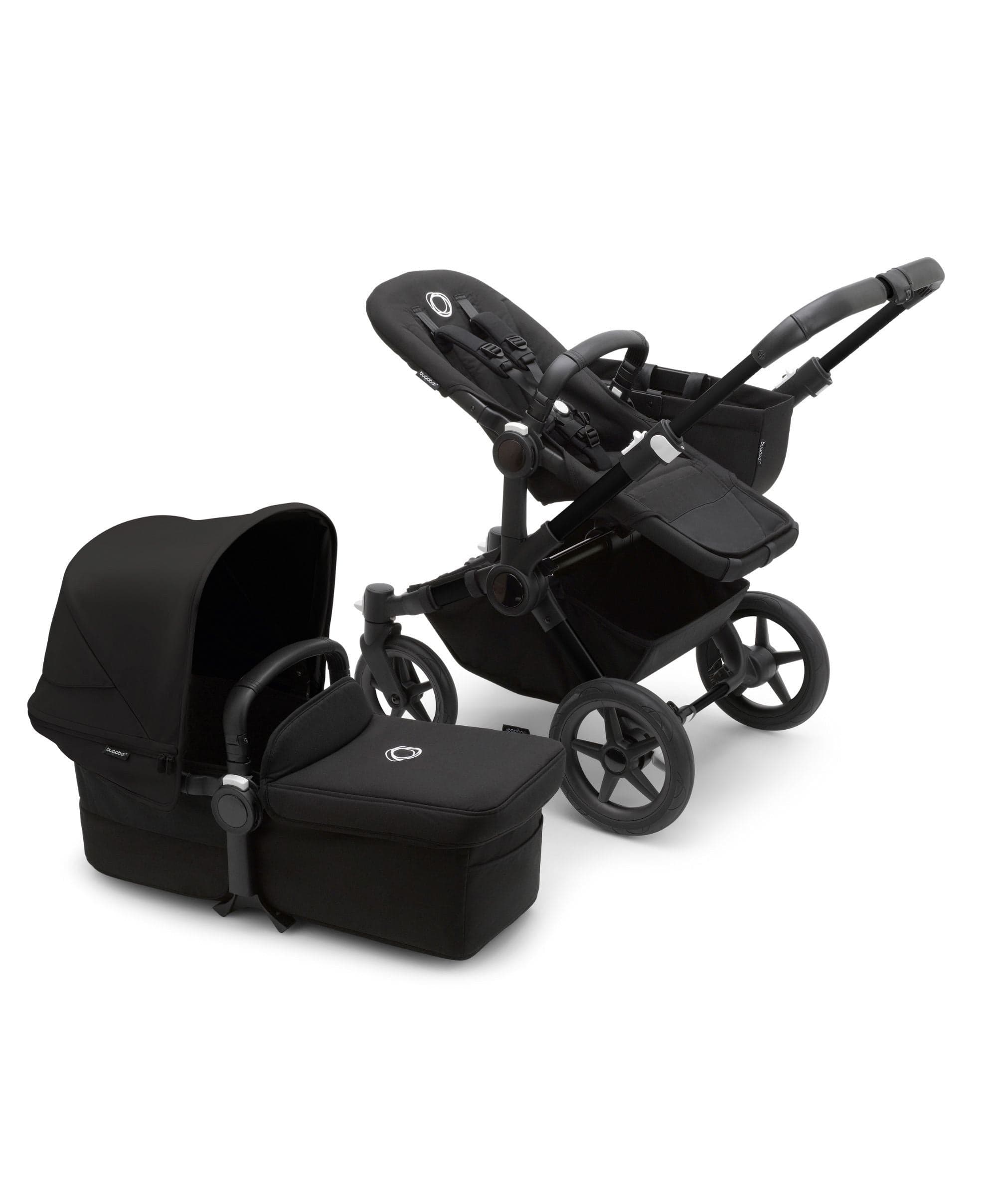 Bugaboo Donkey 5 Mono Complete Pushchair & Carrycot - Midnight Black