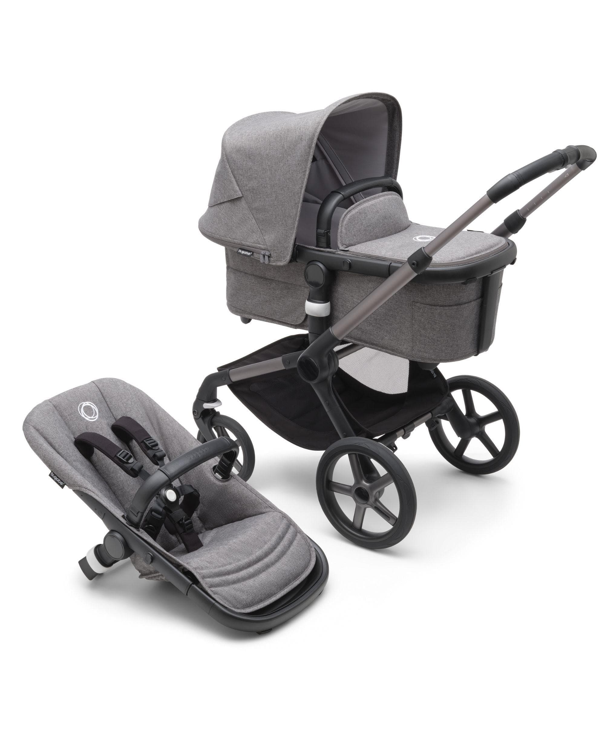 Bugaboo Fox 5 Pushchair - Grey Melange