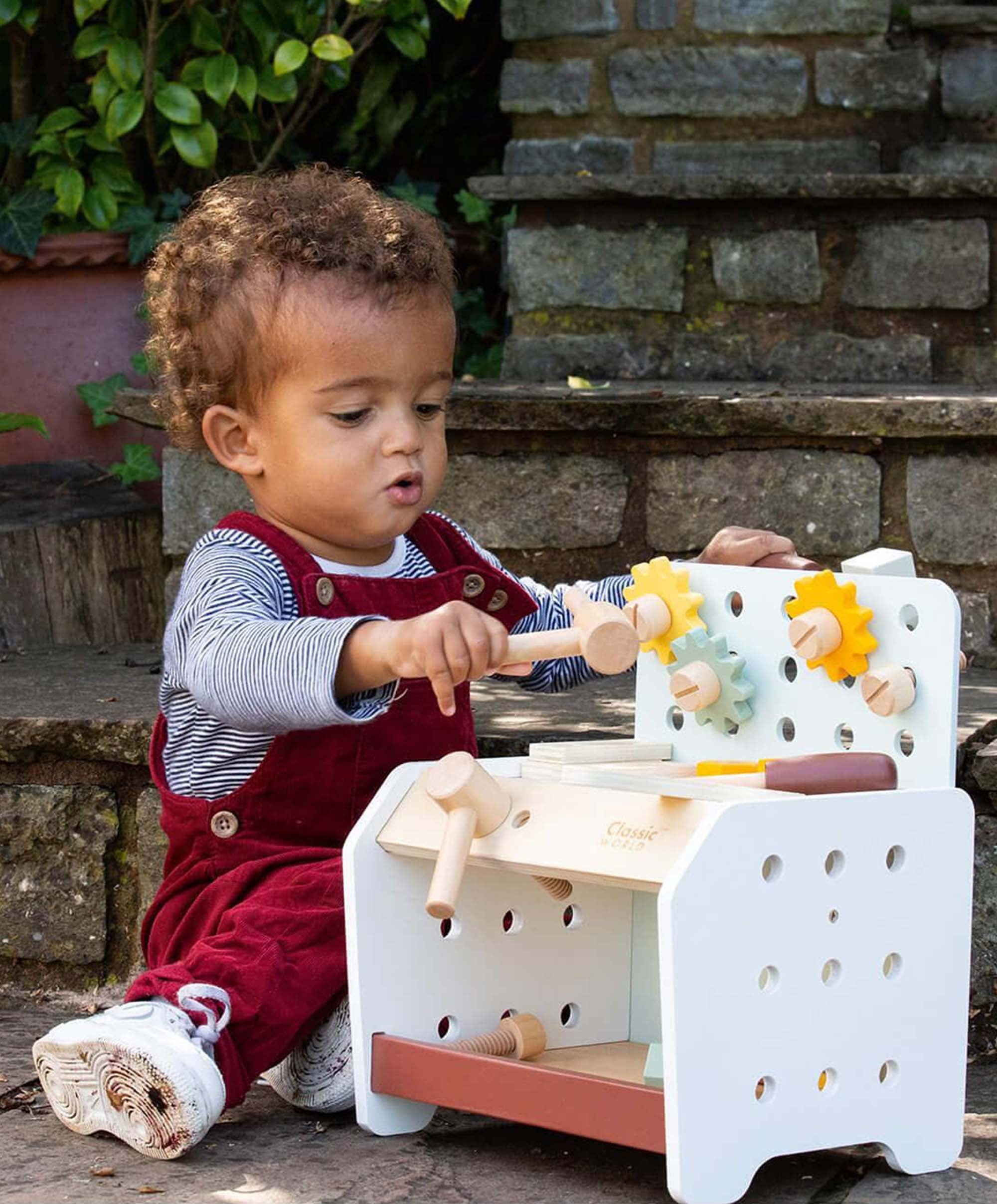 Classic World Mini Wooden Workbench Toy