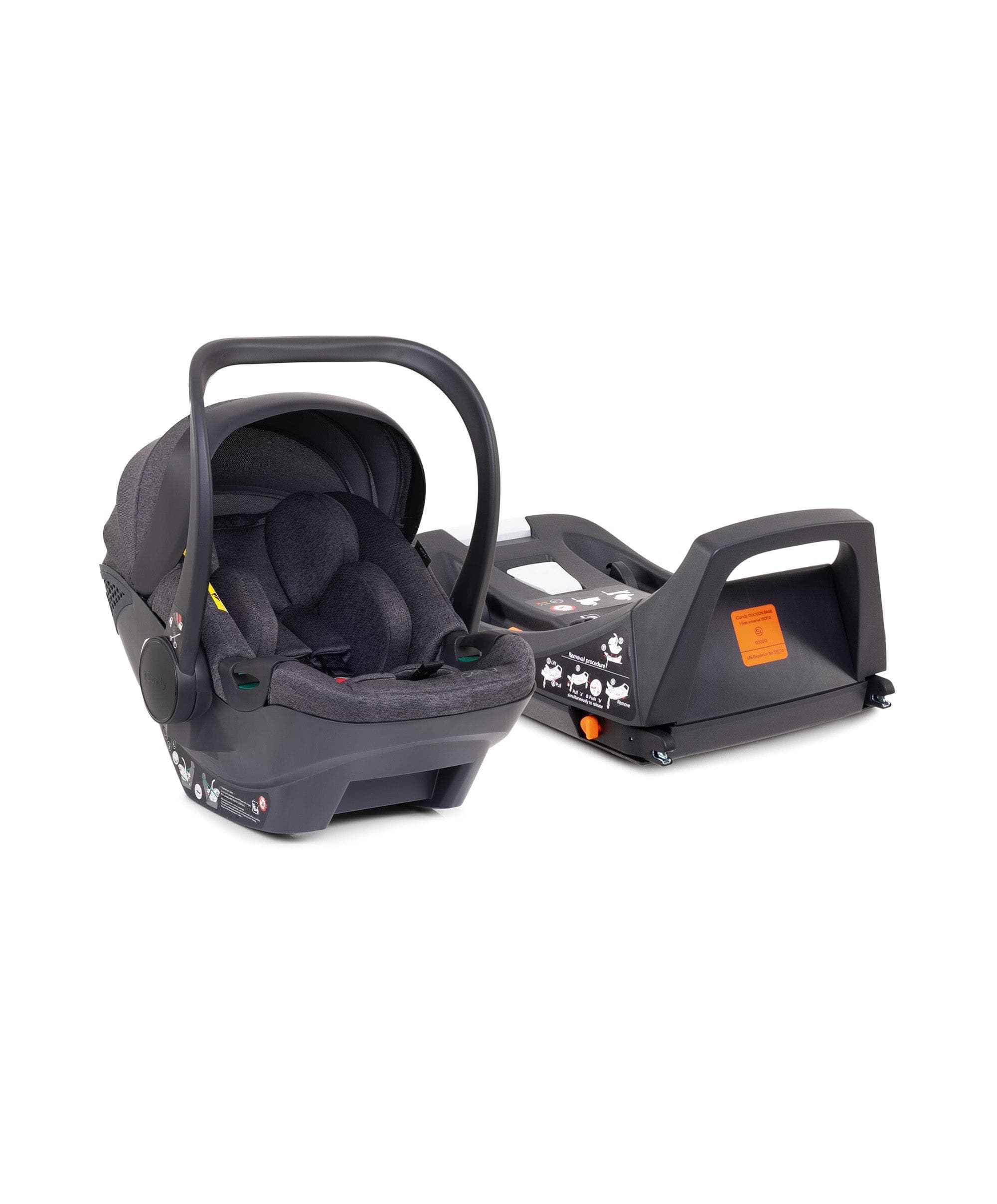 iCandy Cocoon Car Seat & Base - Dark Grey