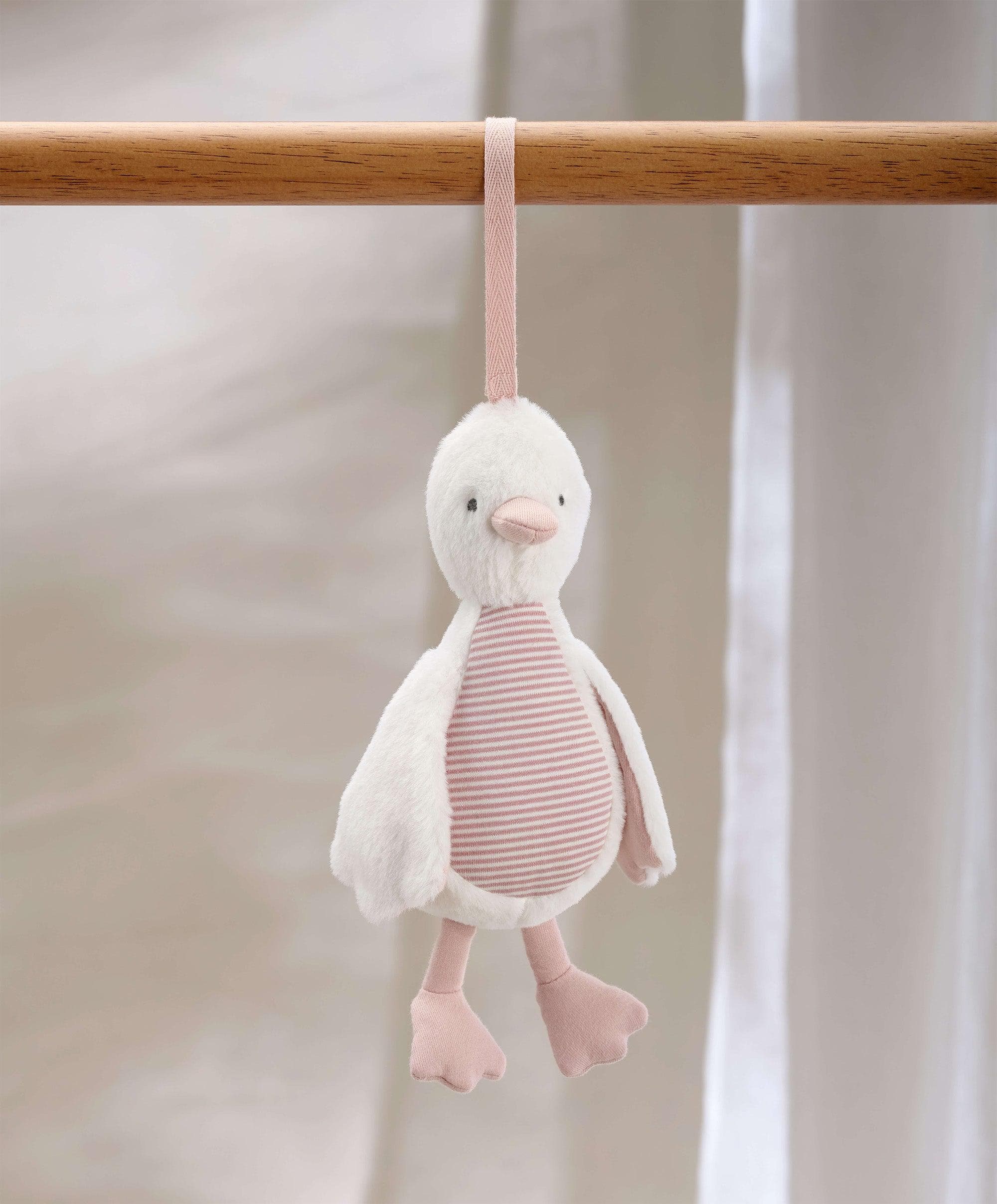 Welcome to the World Chime Duck Travel Toy - Pink