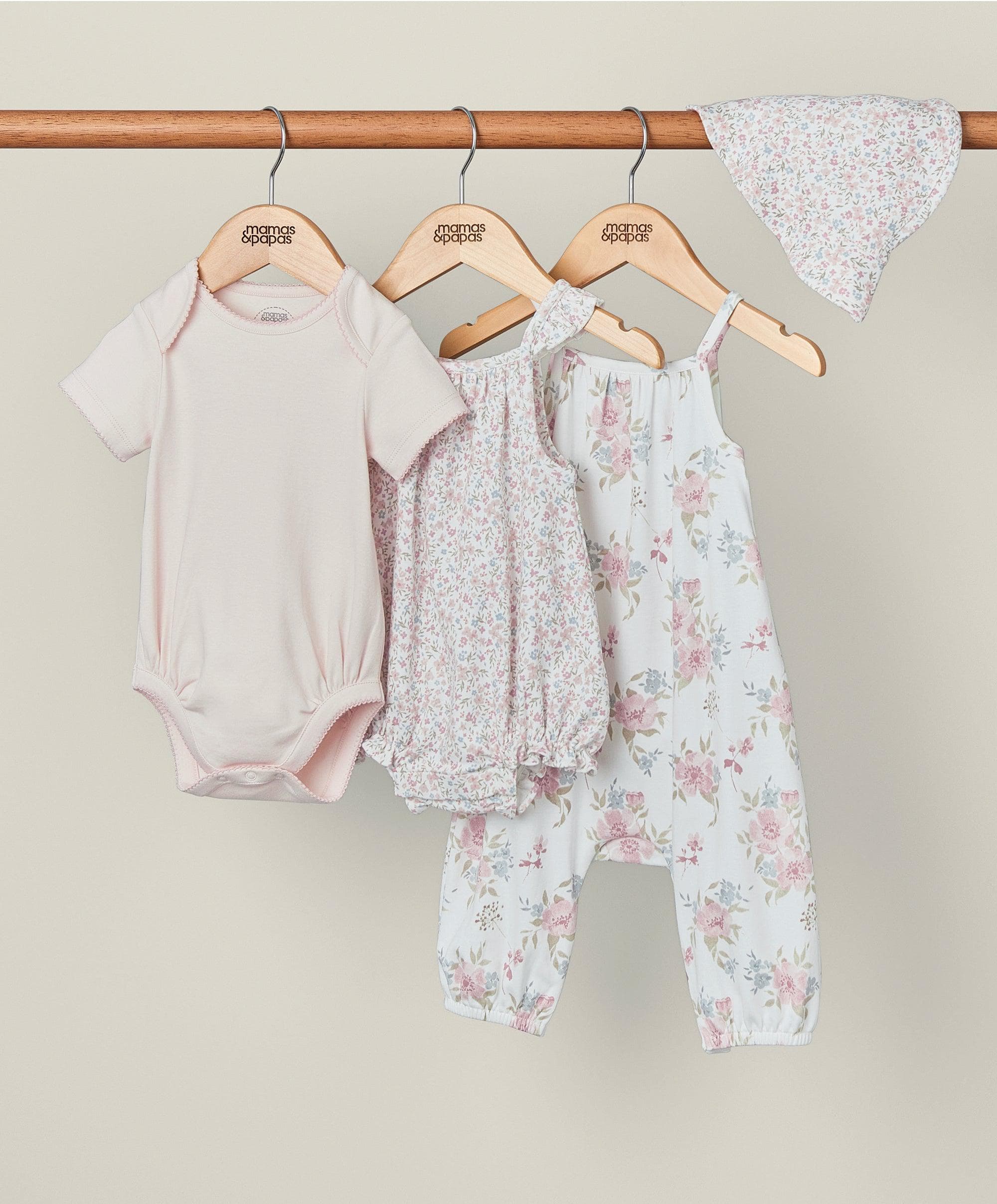 Floral Starter Outfit Set (4 Piece)