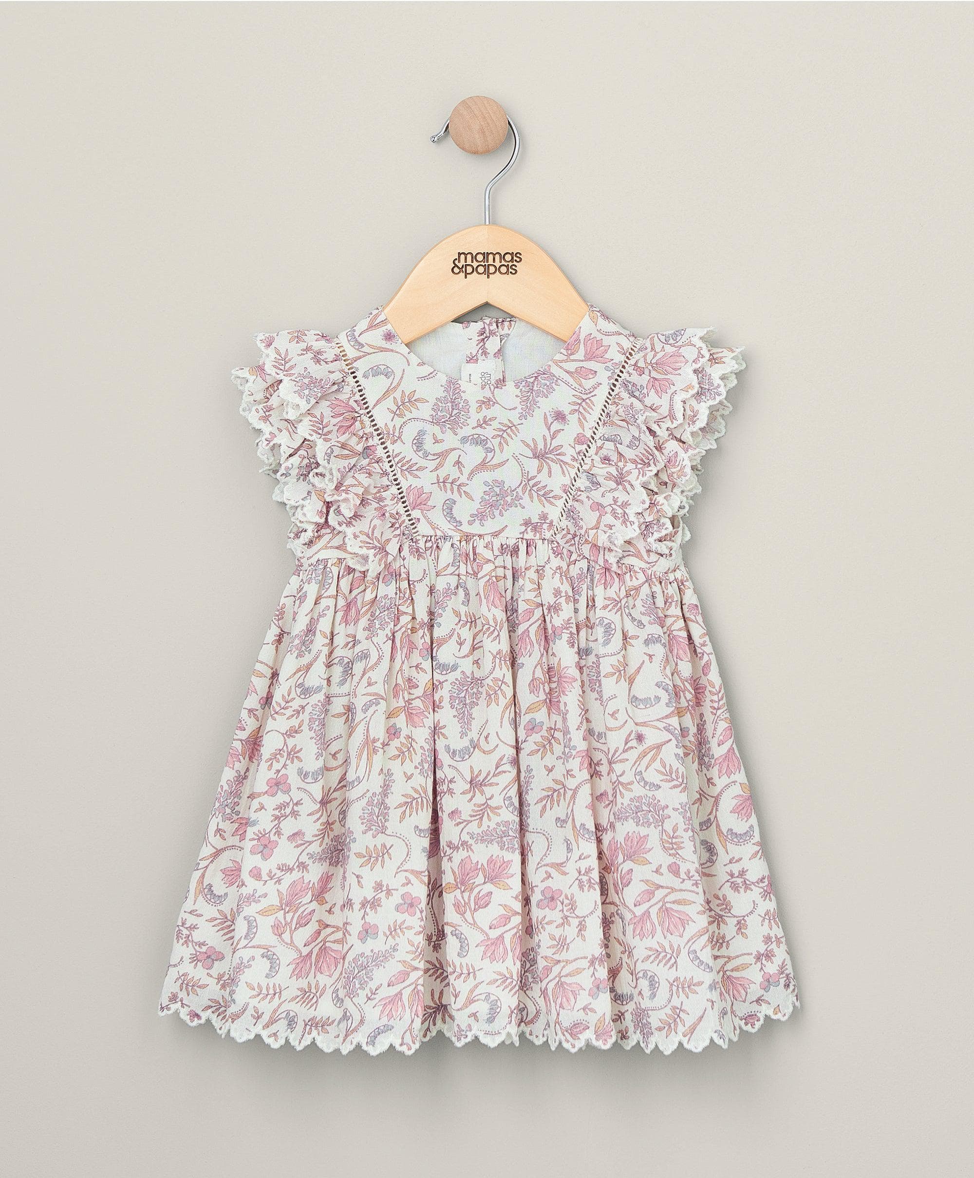 Frill Floral Print Dress