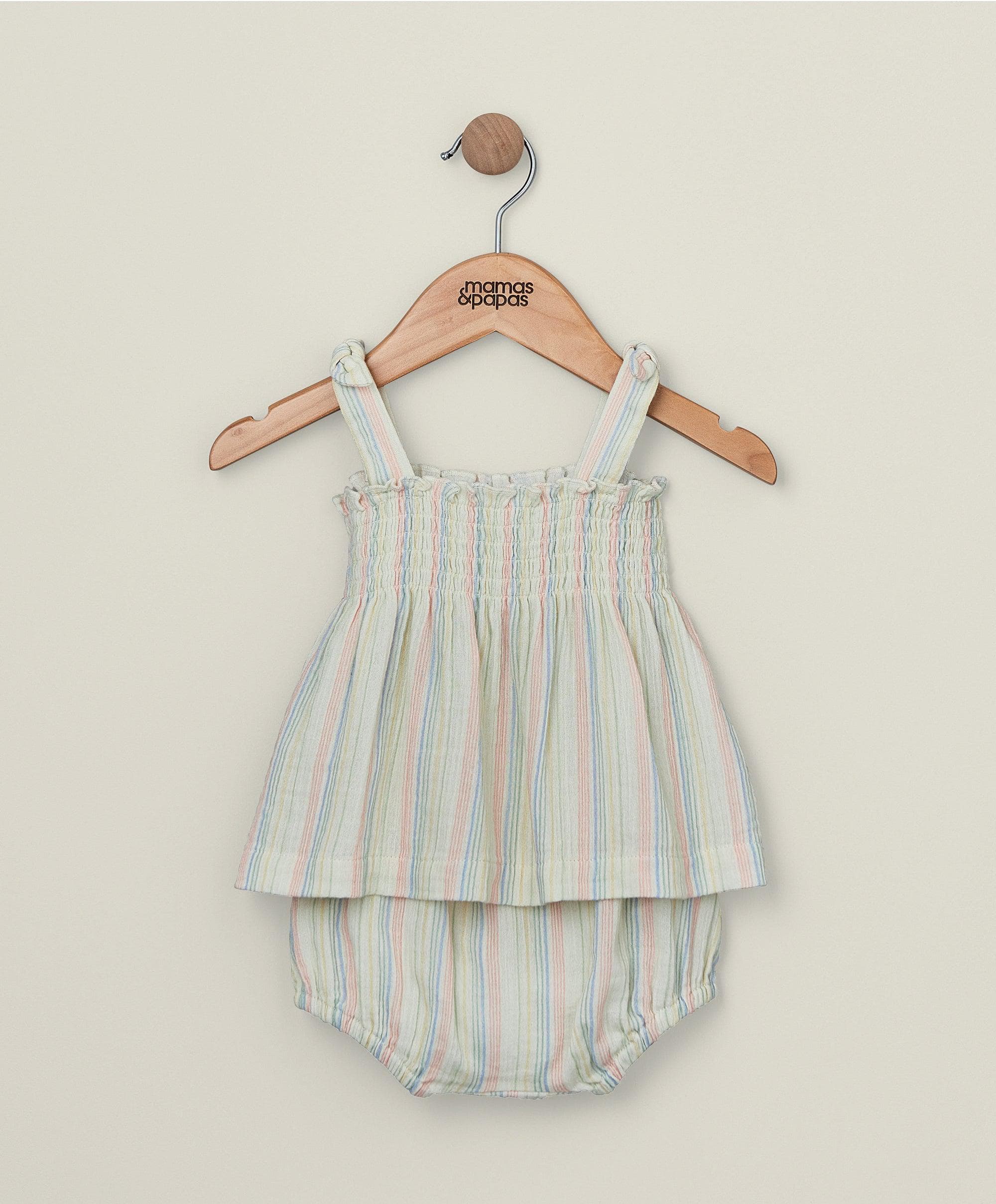 Stripe Top & Bloomers Outfit Set