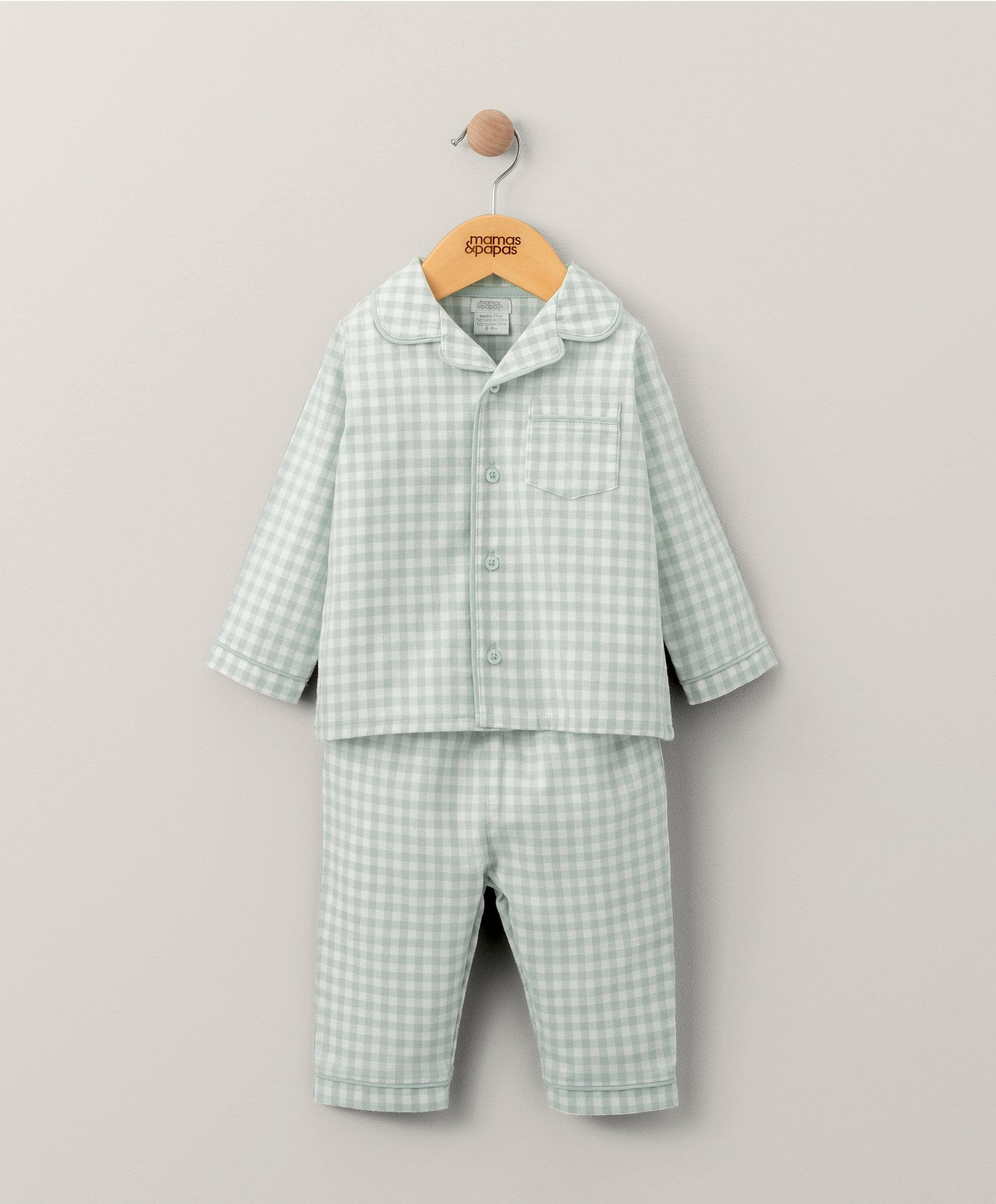 Check Woven Pyjamas - Blue