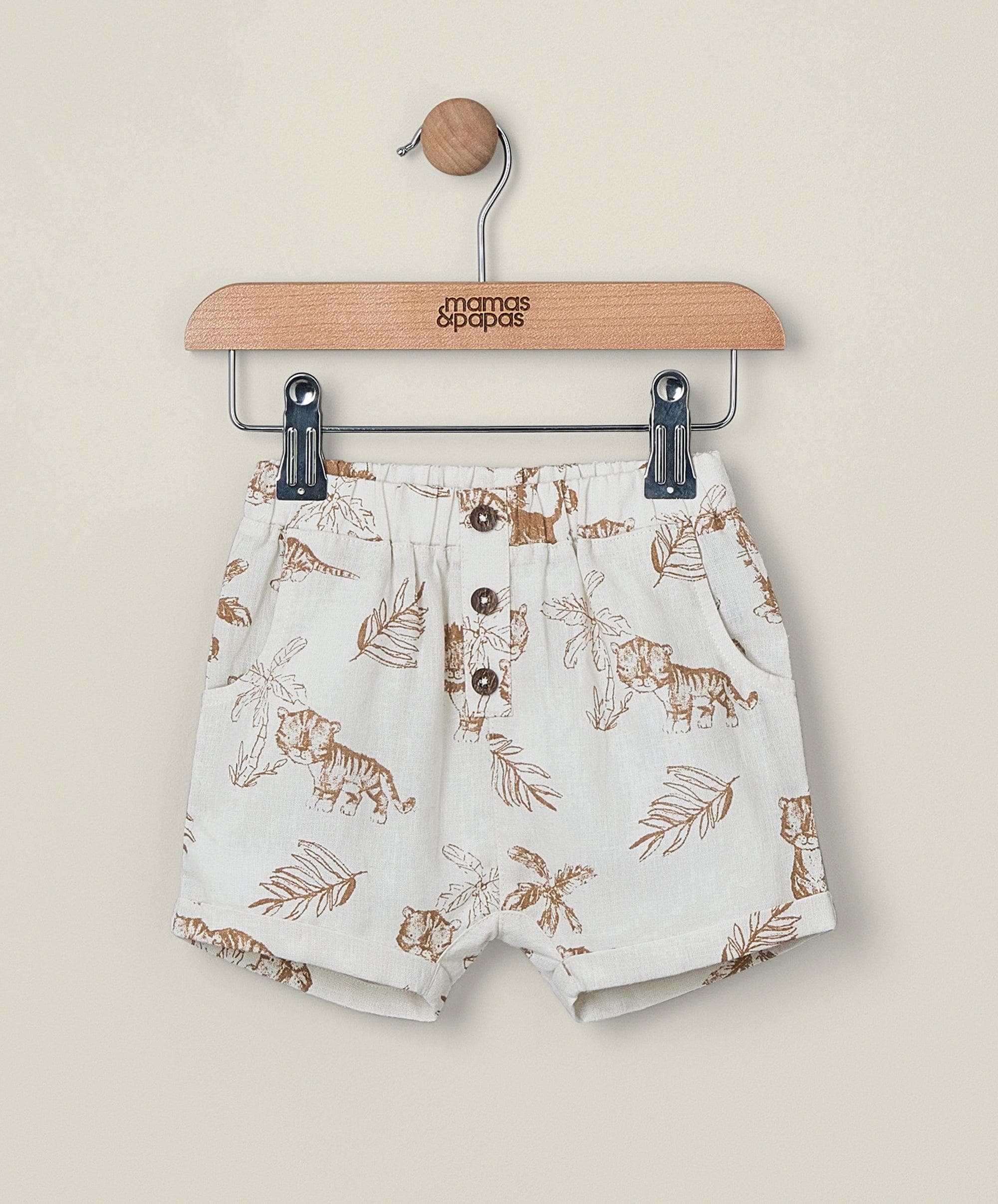 Jungle Linen Shorts