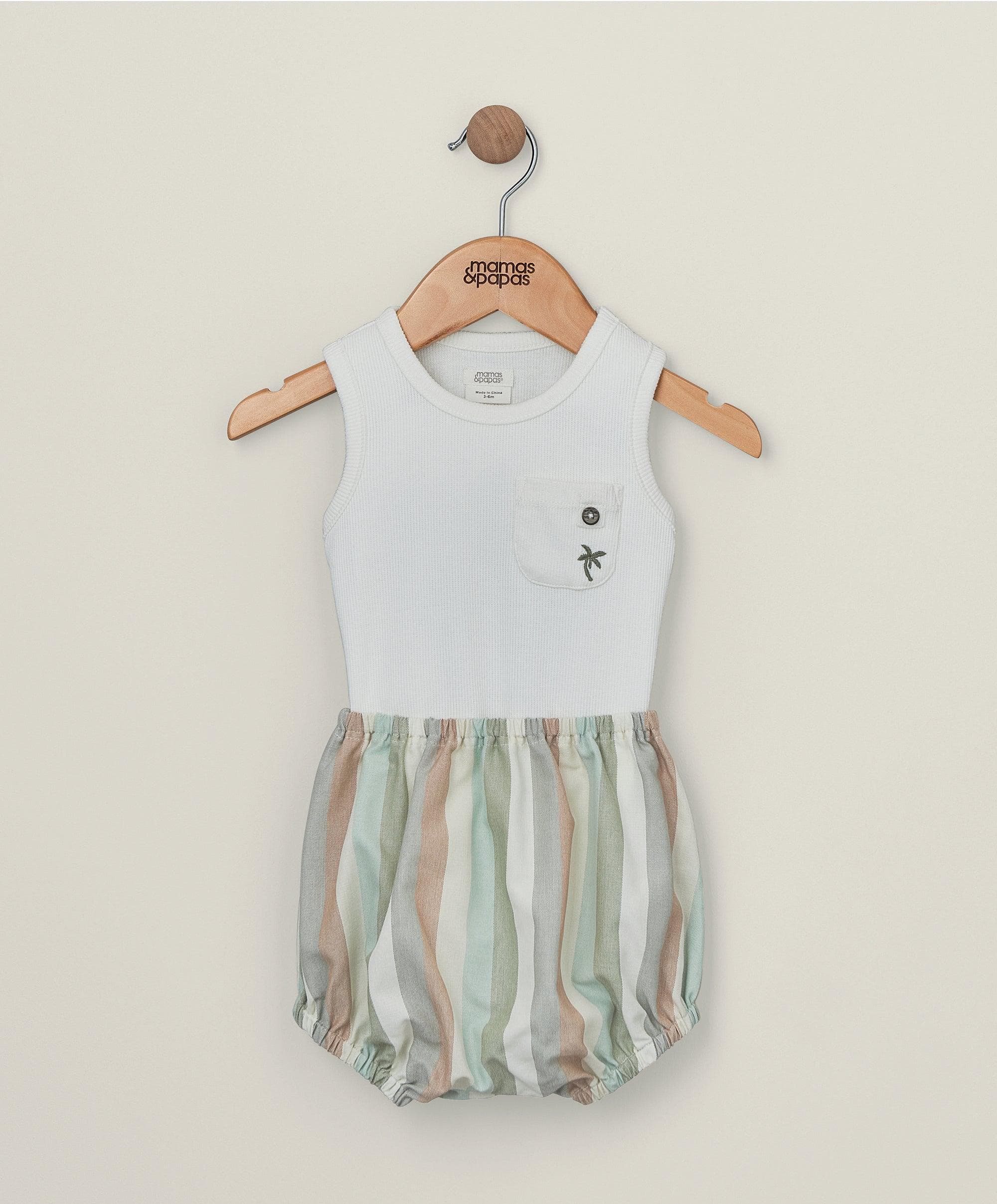 Sleeveless Bodysuit & Shorts Outfit Set