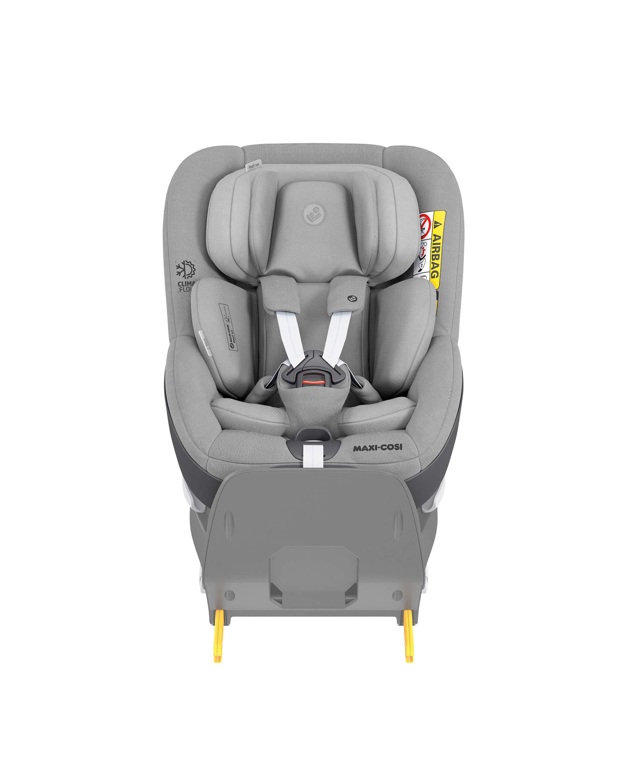 Maxi-Cosi Pearl 360° Car Seat with Newborn Inay - Authentic Grey