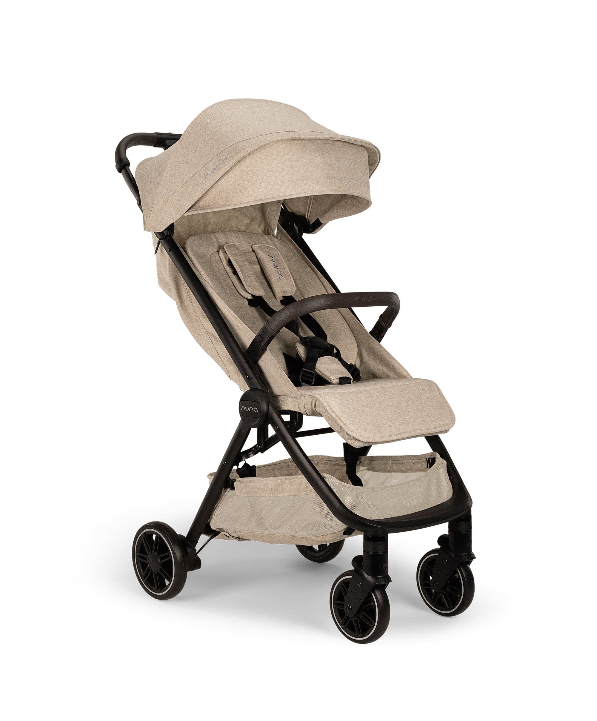 Nuna TRVL Pushchair with Travel Bag & Rain Cover - Biscotti