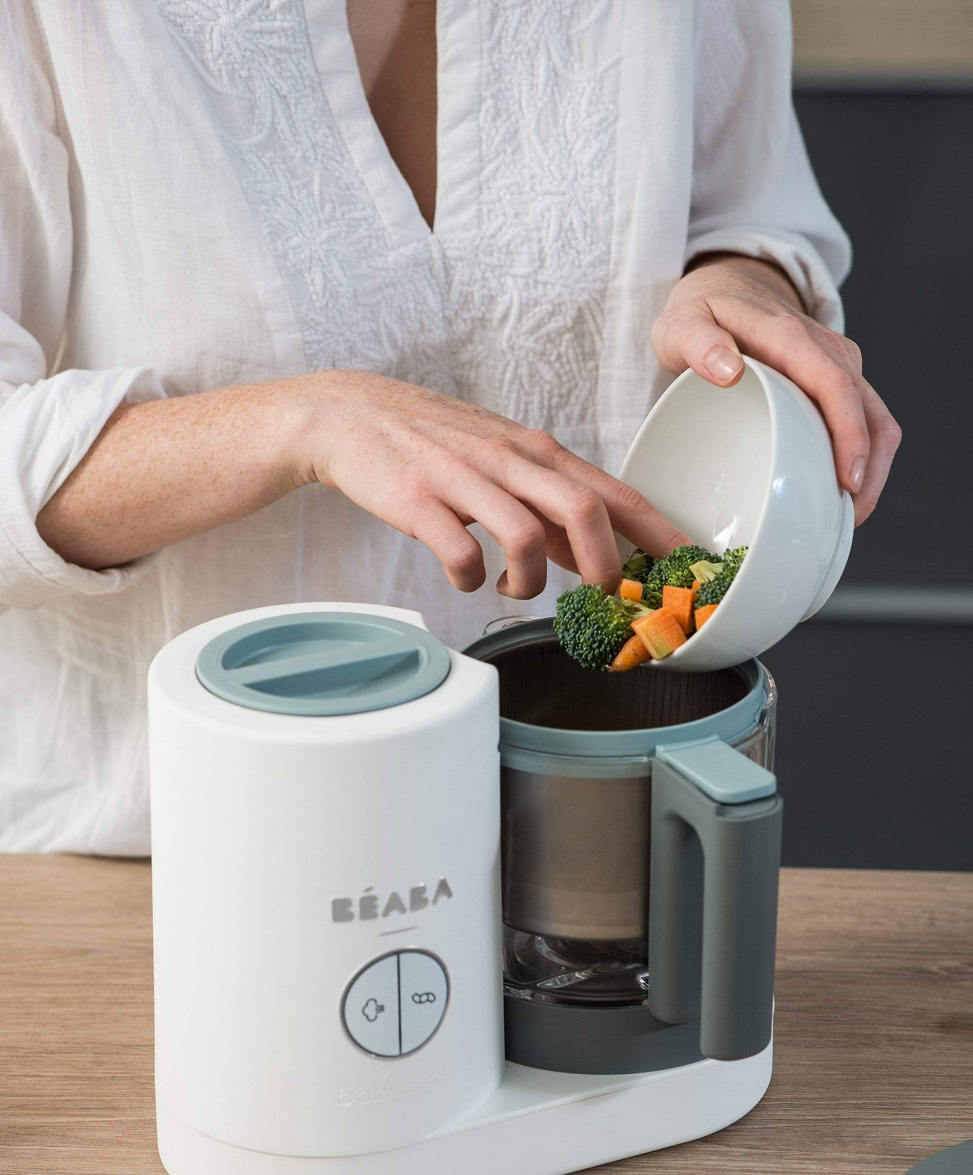 Beaba Babycook 4 in 1 Food Maker - Neo/Grey White