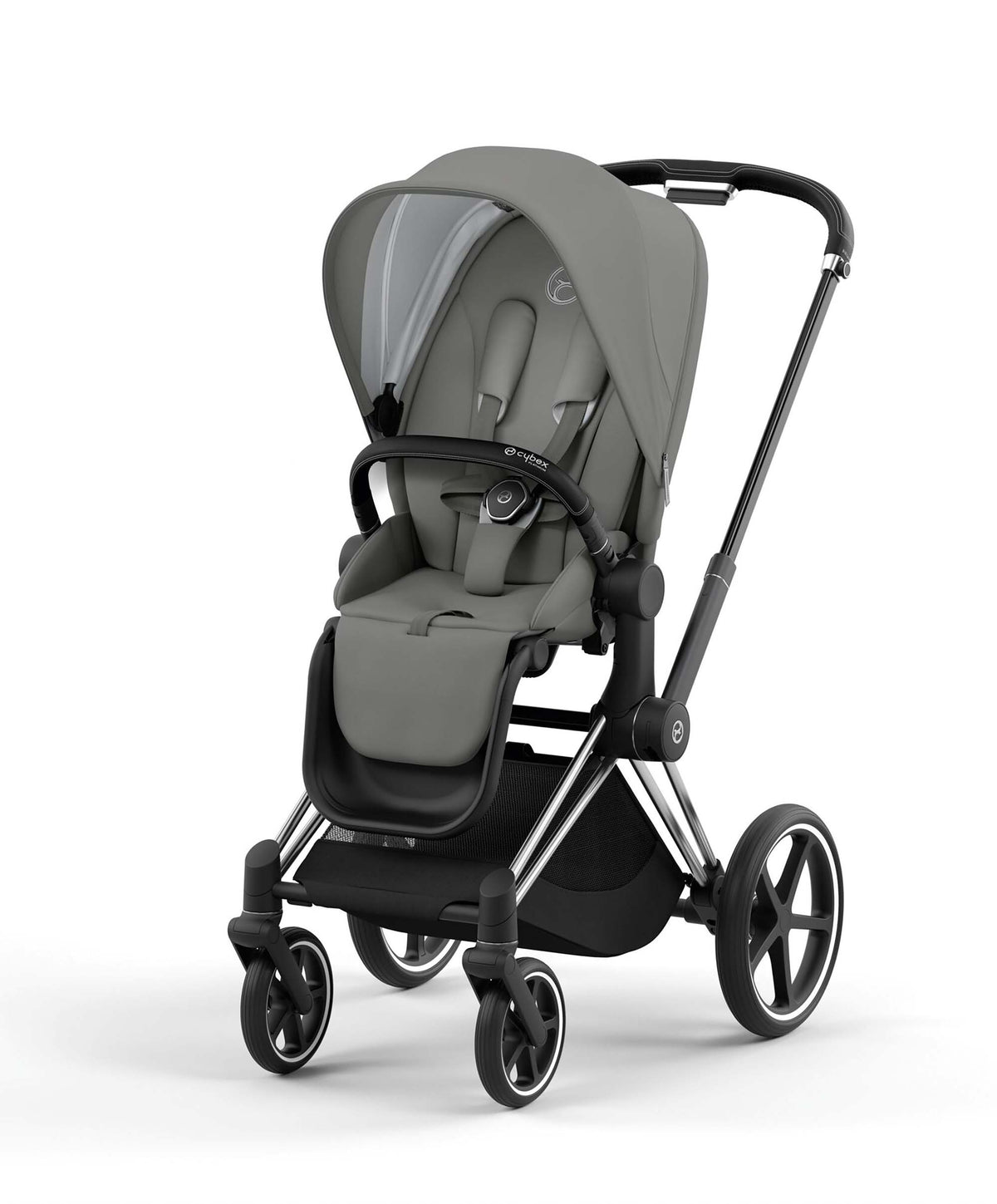 oyster black pram