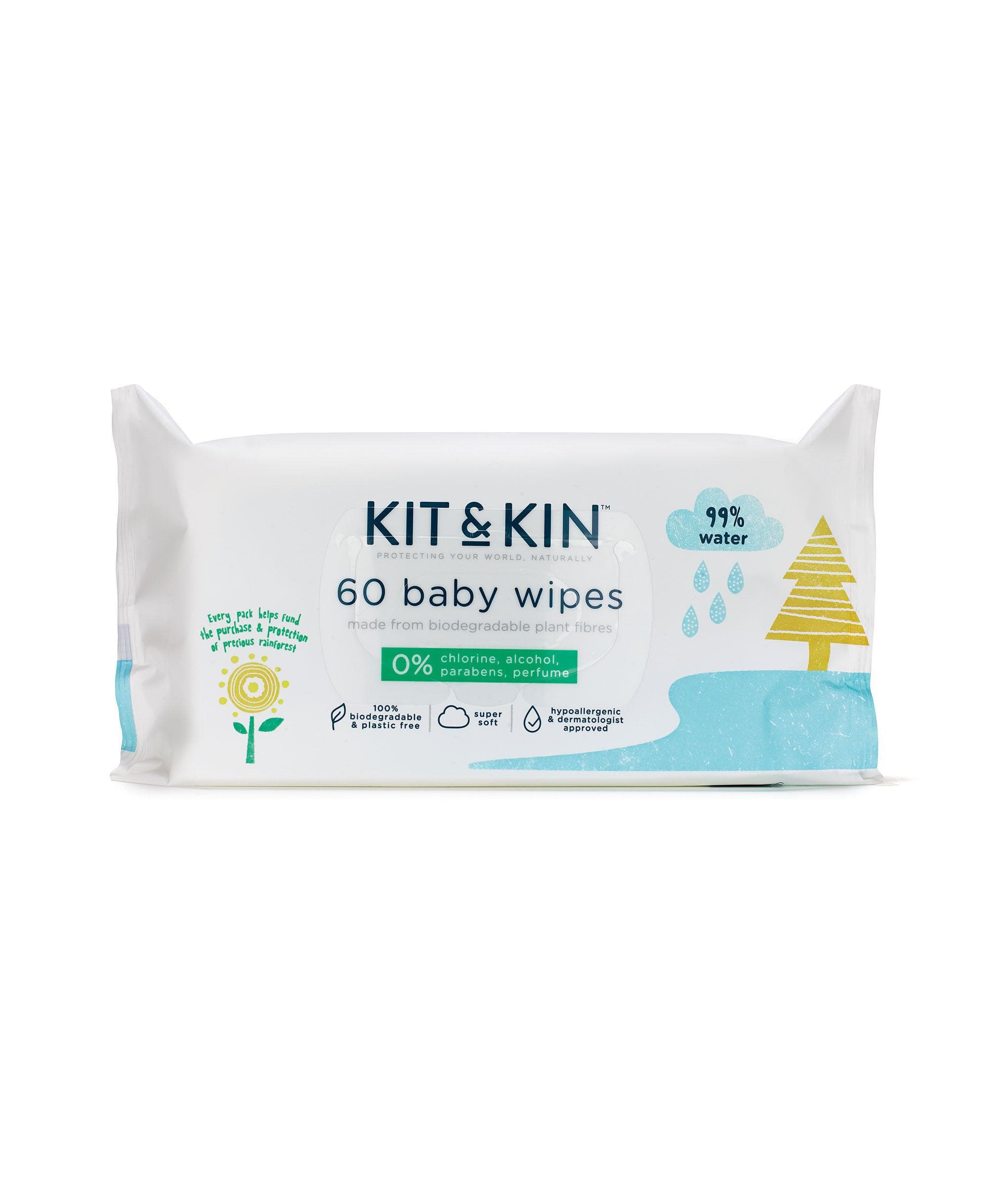 Kit & Kin Biodegradable Baby Wipes