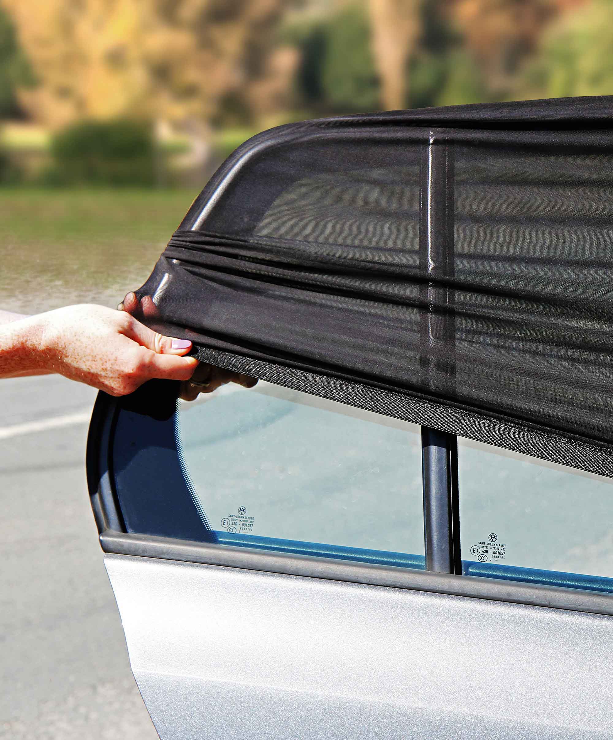 LittleLife Car Window Sunshade (Pack of 2) - Black