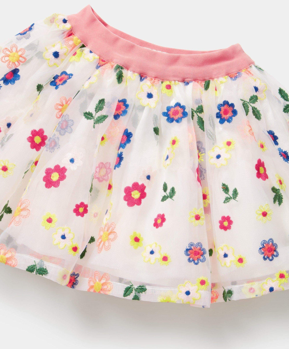 Floral Embroidered Tutu Skirt – Mamas 